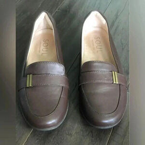 NWOT Soul by Naturalizer Kentley Slip On, flexible sole, strap detail loafers